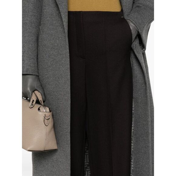 Fendi Women Wide Leg Wool Trousers